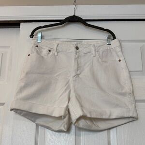 Judy Blue White Jean Shorts